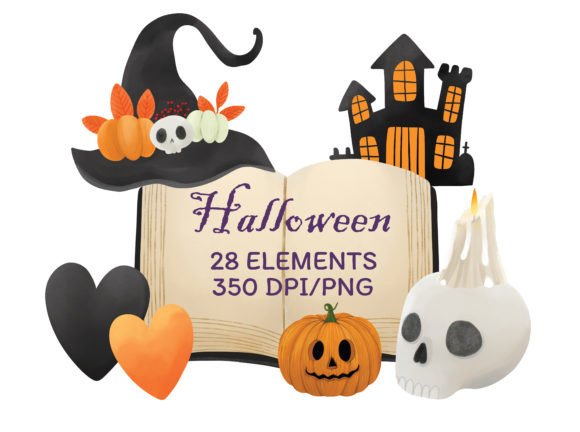 Download Paint Watercolor Halloween Decoration. - Halloween decoration Collection