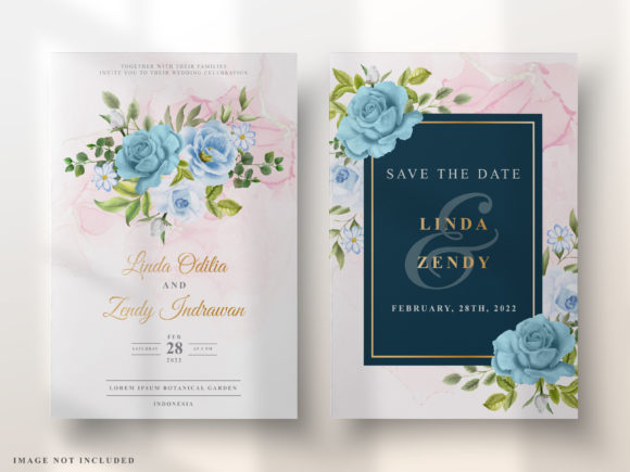 Download Elegant Floral Design Wedding Invitation - Wedding invitation Collection