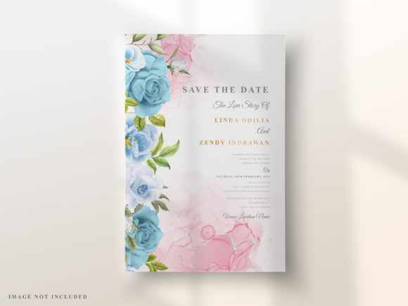 Download Elegant Floral Design Wedding Invitation - Wedding invitation Collection