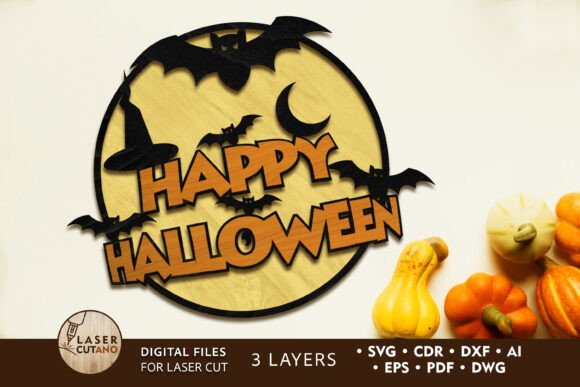 Download Halloween Decoration, Paper and Wood Cut - Halloween decoration Collection
