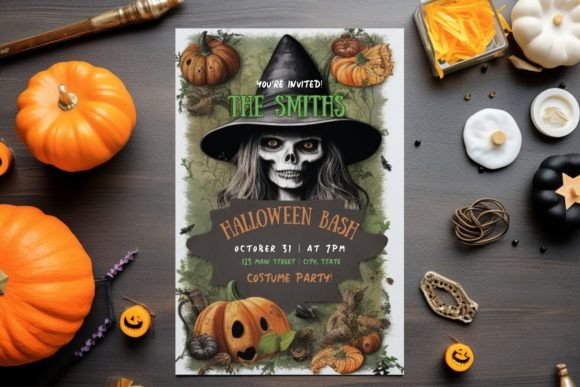 Download Witchy Halloween Invitation - Halloween invitation Collection