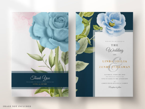 Download Elegant Floral Design Wedding Invitation - Wedding invitation Collection