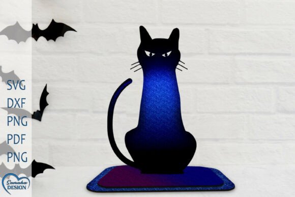 Download Halloween Cat. Halloween Decoration Laser - Halloween decoration Collection