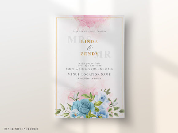 Download Elegant Floral Design Wedding Invitation - Wedding invitation Collection
