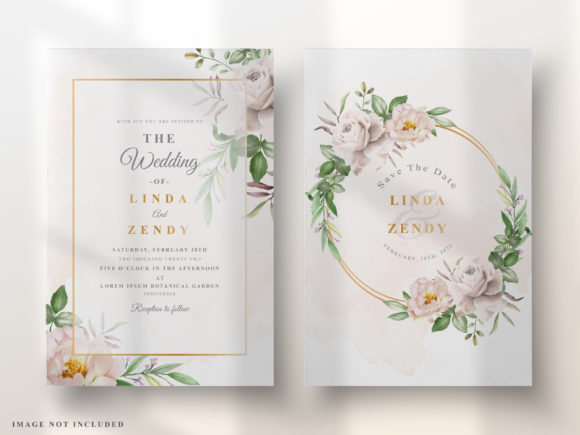 Download Wedding Invitation Elegant Floral Design - Wedding invitation Collection